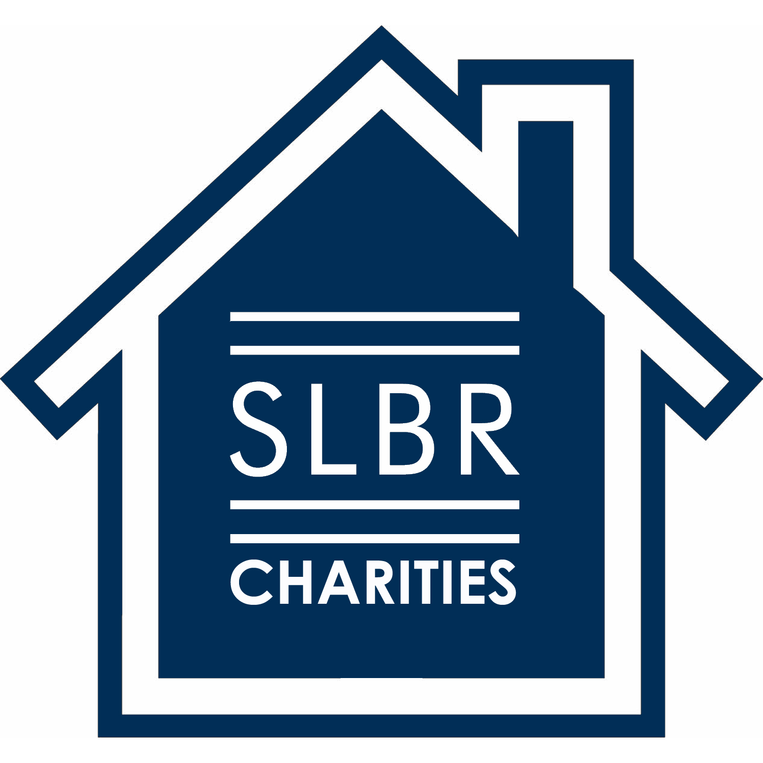 SLBR Charities Logo - Blue House