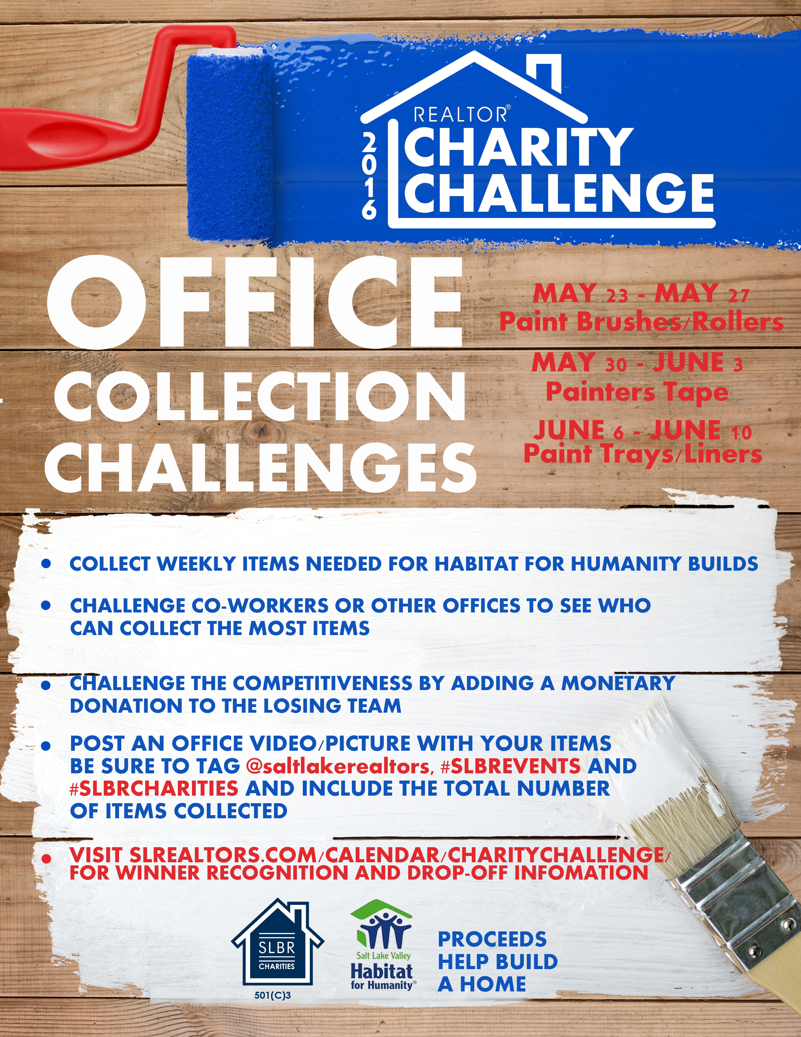 Charity Office Challenges Flyer